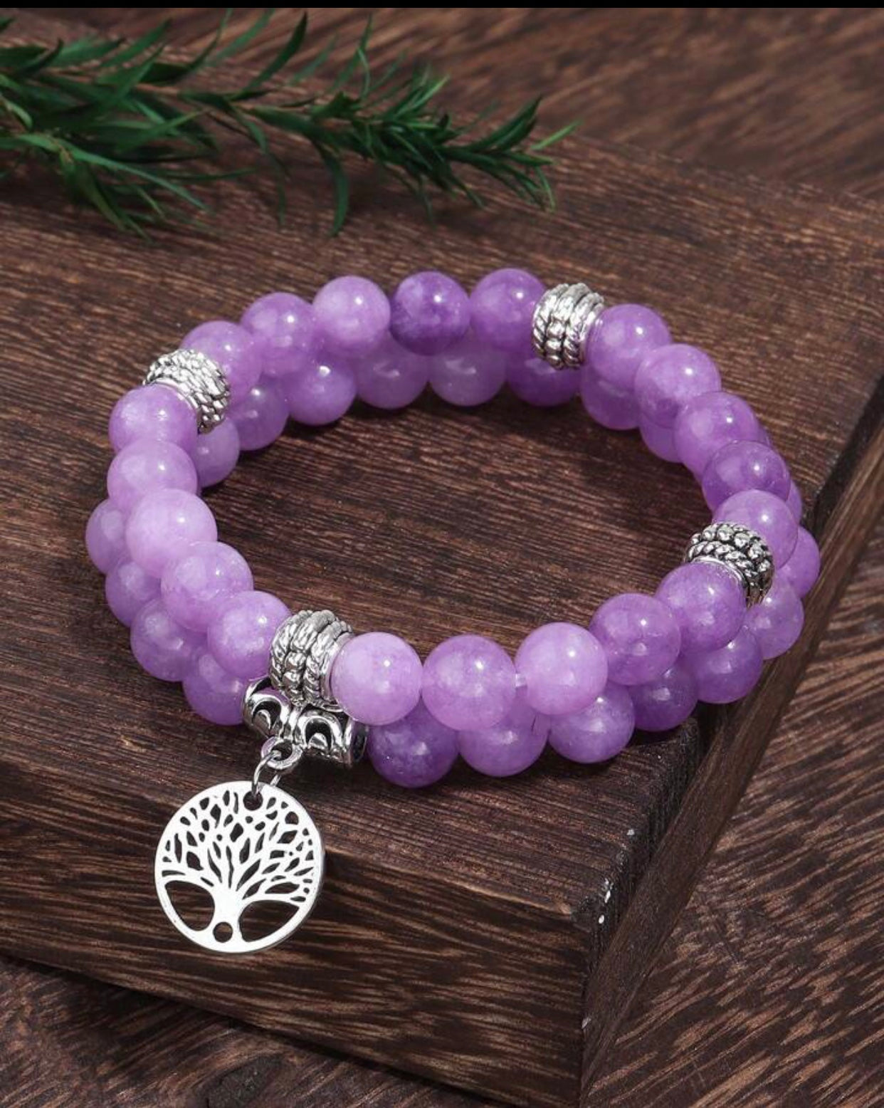 Amethyst 2 Layer Bracelet