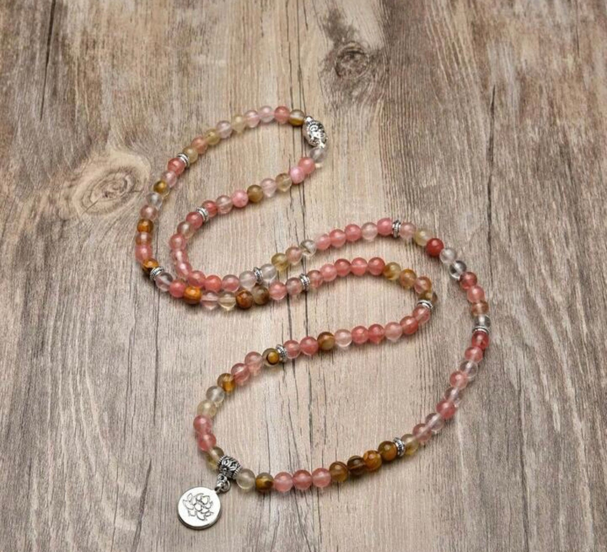 Mala Beads - Pink Tourmaline