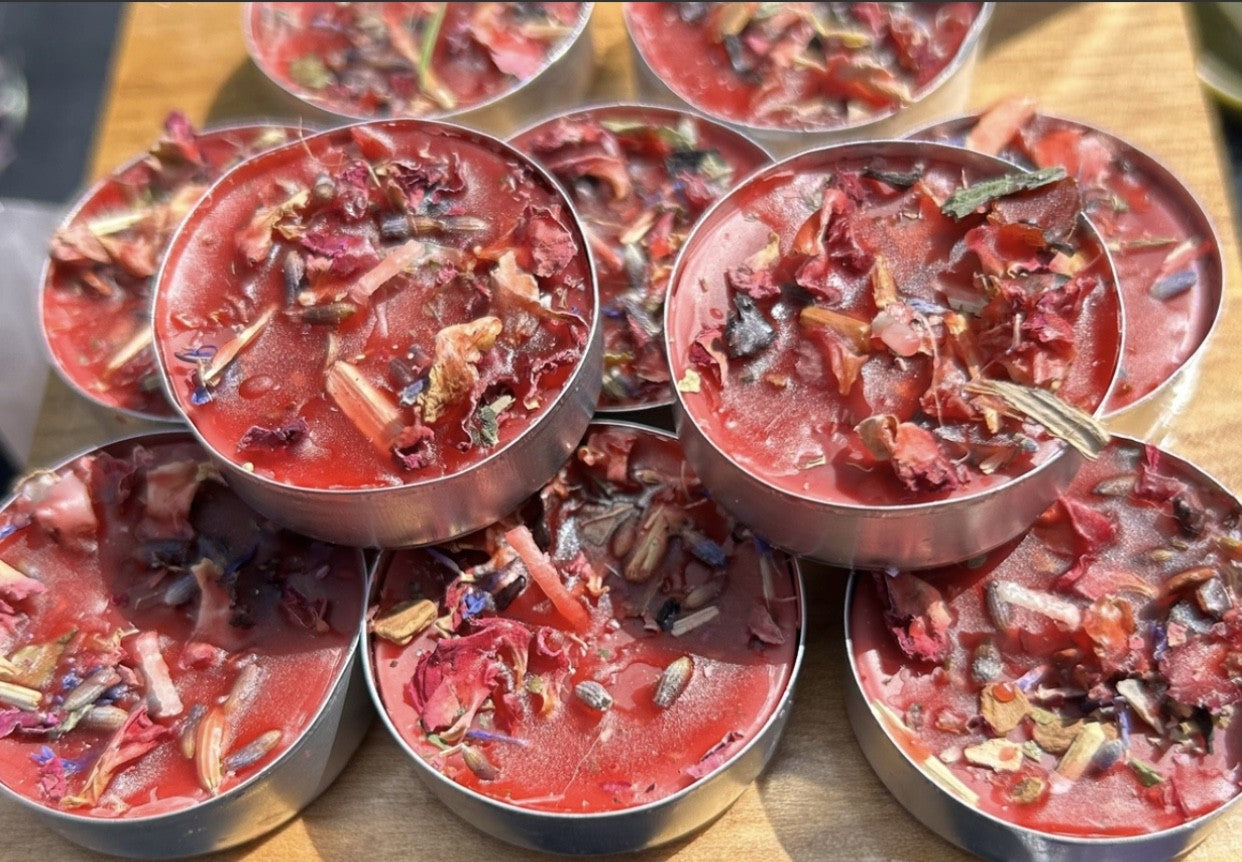 Single Attraction Tea Lights - Cranberry Harvest Scent