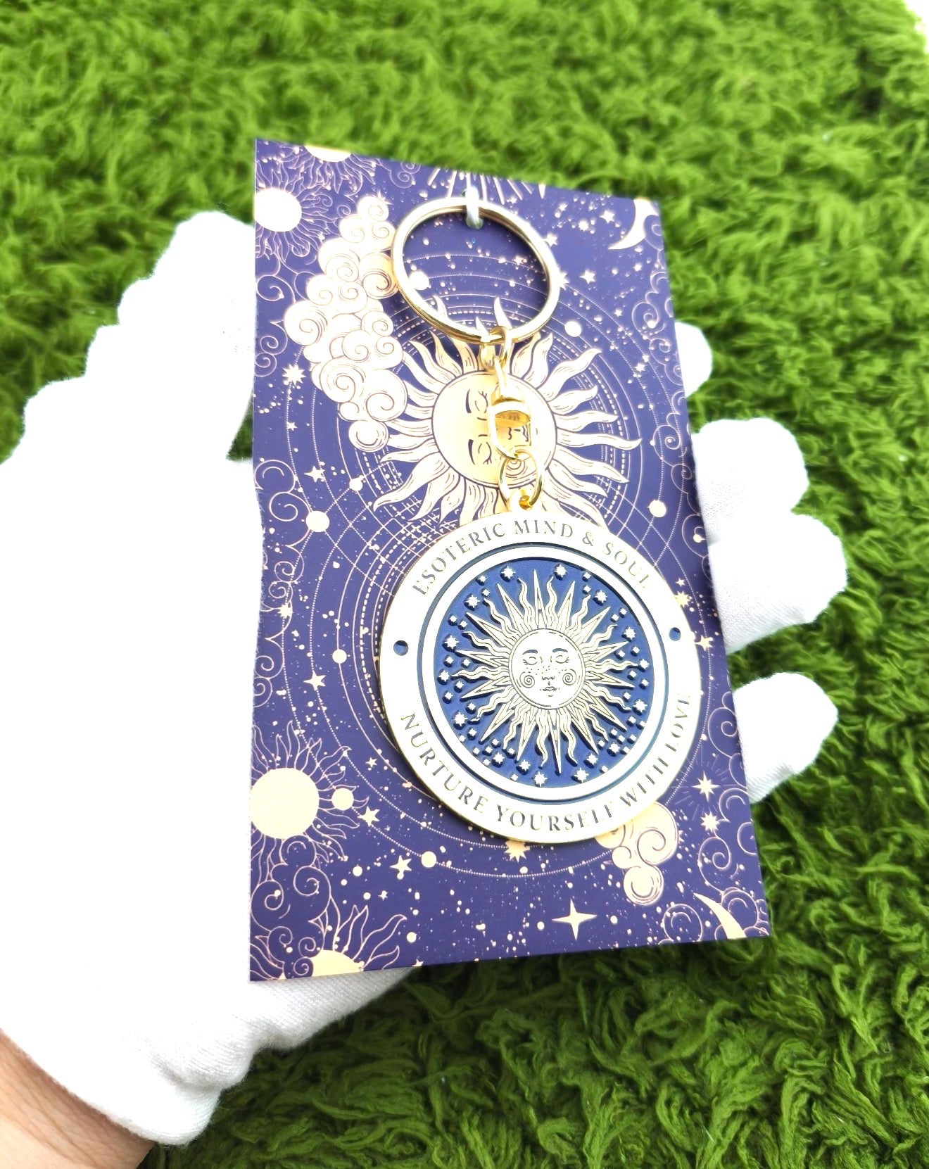 Mystical Keychains | Enamel | Moon| Sun | Lotus | Phoenix | Compass | Mandala