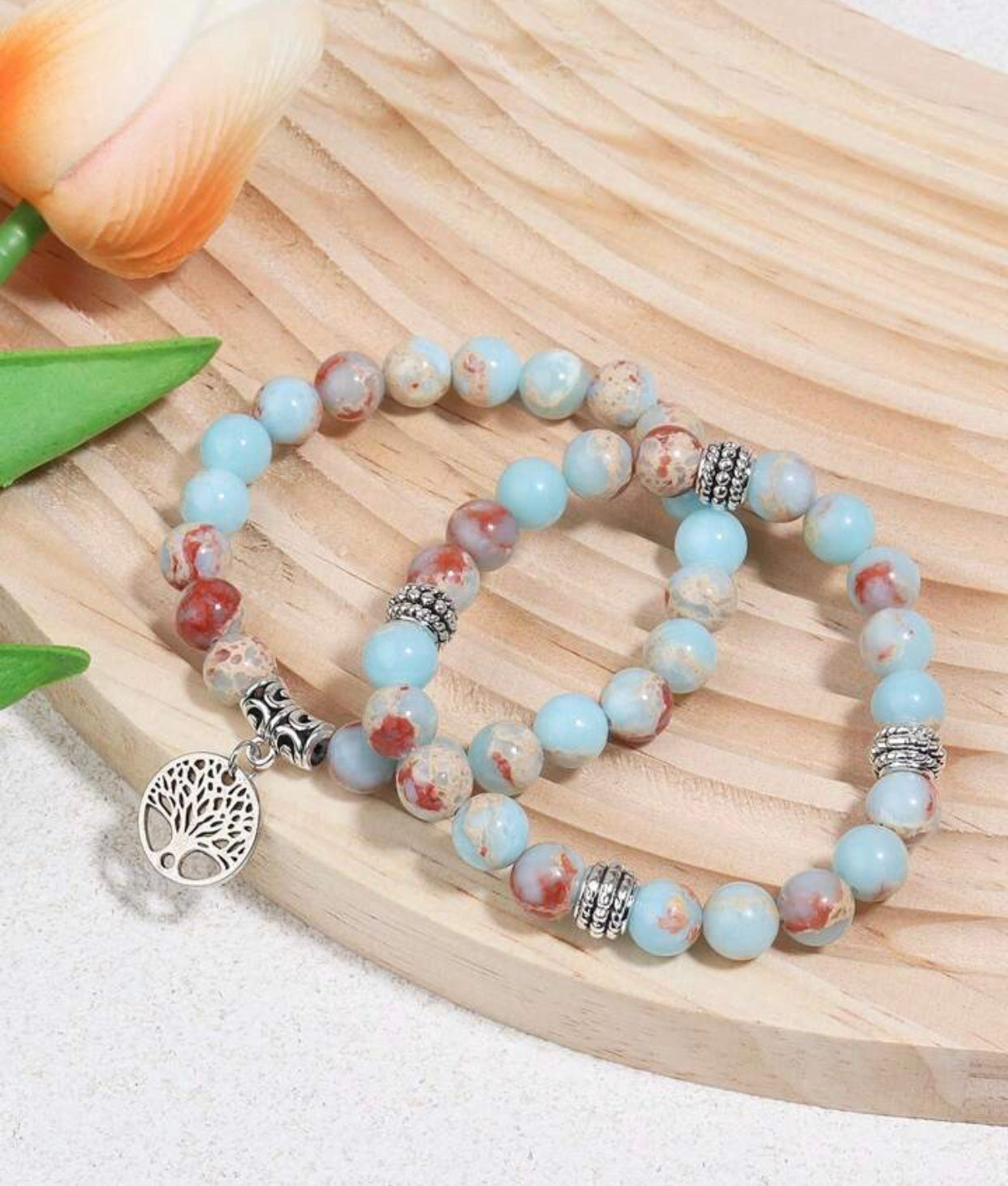 Multi-Color Imperial 2 Layer Bracelet