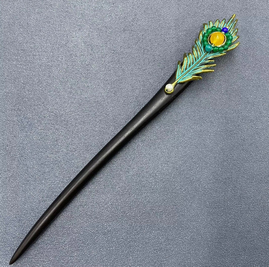 Peacock Hair Pin