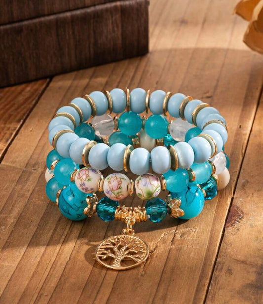 Bohemian Turquoise 3 Layer Bracelet