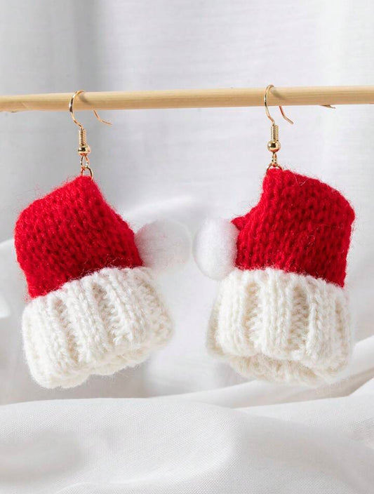 Santa Hat Earrings