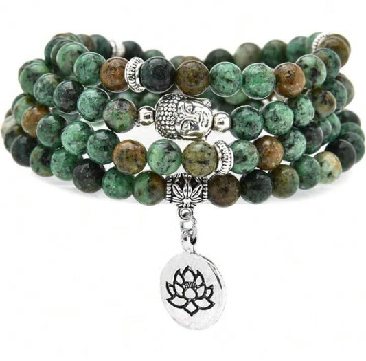 New Pre-Order: Mala Beads - African Turquoise