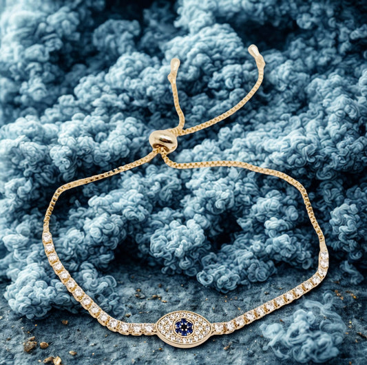 Evil Eye Bracelet - Gold