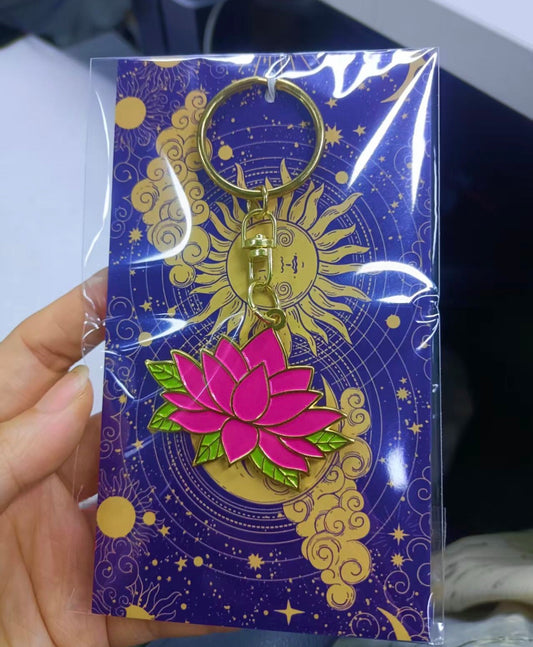 Mystical Keychains | Enamel | Moon| Sun | Lotus | Phoenix | Compass | Mandala