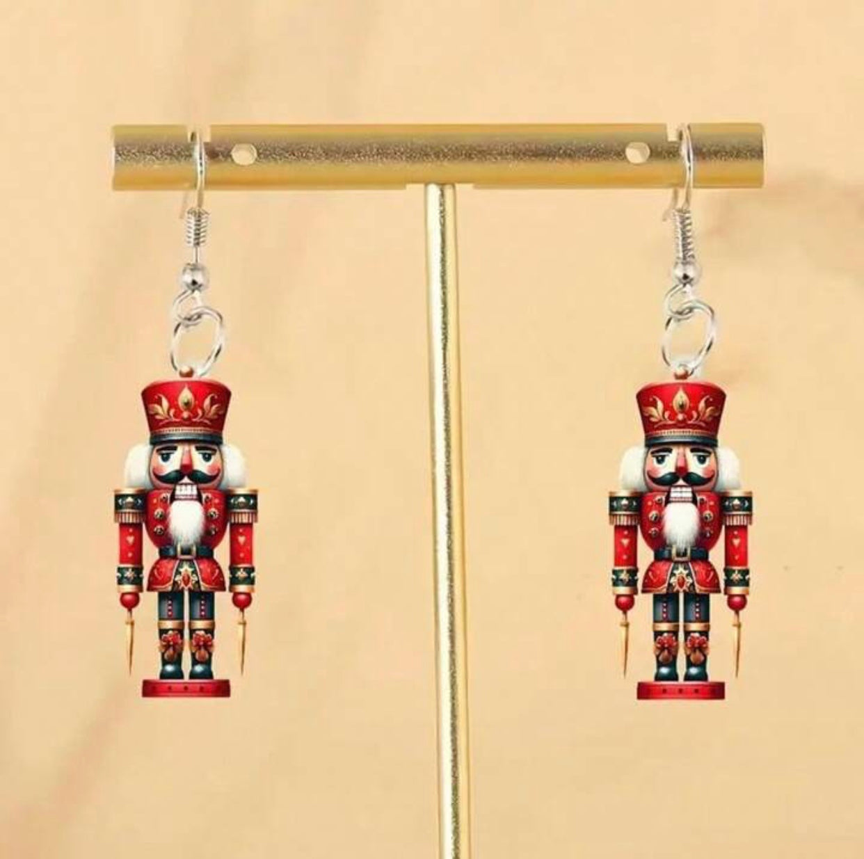 NutCracker Earrings - Red