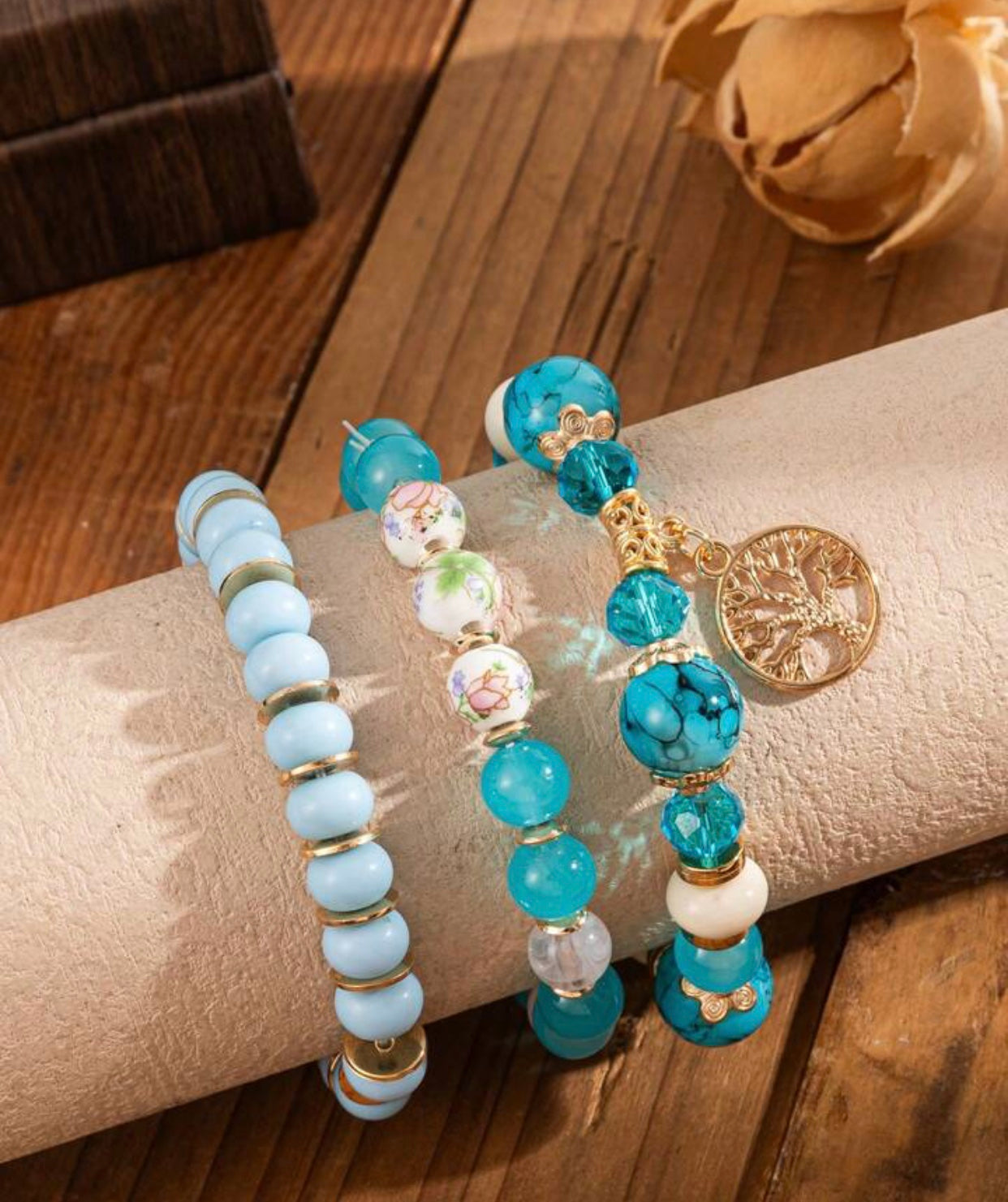 Bohemian Turquoise 3 Layer Bracelet