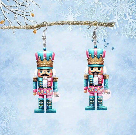 NutCracker Earrings - Blue