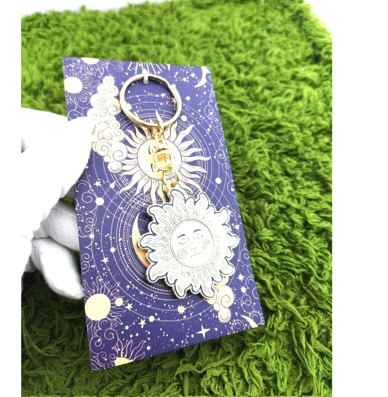 Mystical Keychains | Enamel | Moon| Sun | Lotus | Phoenix | Compass | Mandala