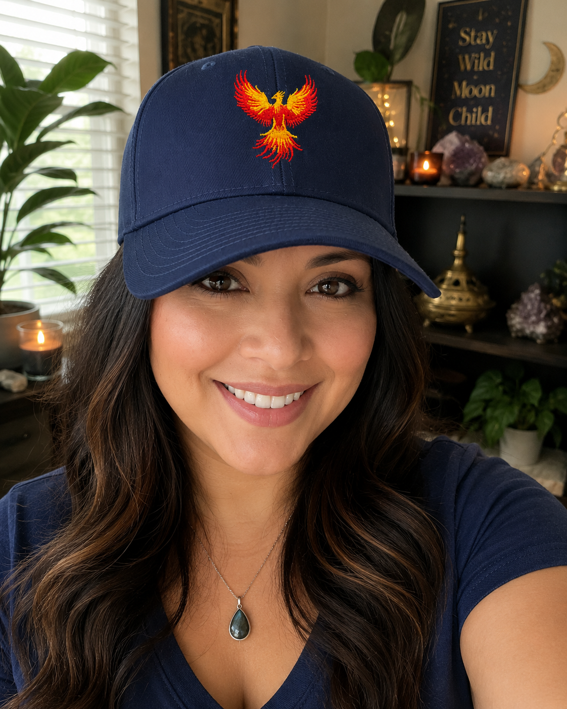 Phoenix Rising Embroidered Nike Heritage Cotton Hat | Rise Above, Take Flight
