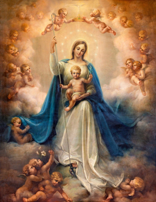 Blessed Virgin Mary Prayer Card